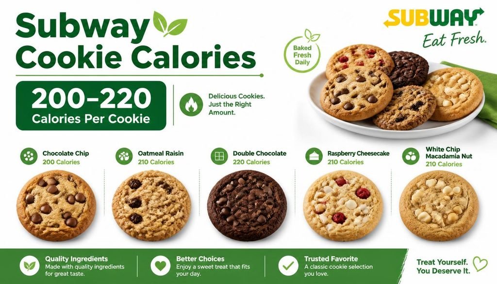Subway Cookie Calories: Calories in Every Cookie