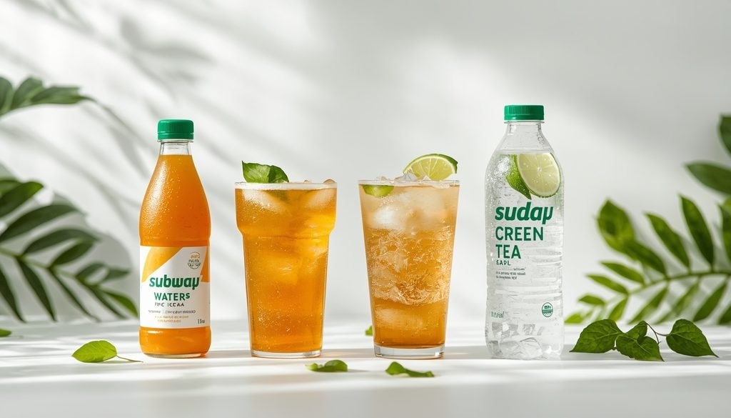 Regular soda versus zero-sugar Subway drink calorie comparison